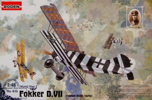 Go to product RODEN 415 - 1:48 Fokker D.VII