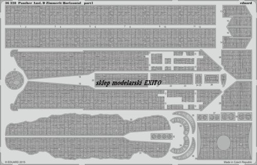 Go to product EDUARD 36328 - 1:35 Panther Ausf. D Zimmerit Horizontal