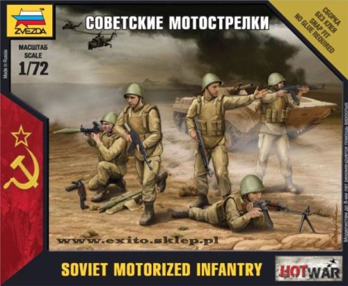 Go to product ZVEZDA 7404 - 1:72 Soviet Motorized Infantry - Hot War Series
