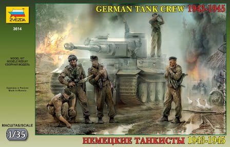 Go to product ZVEZDA 3614 - 1:35 German Tank Crew 1943-1945