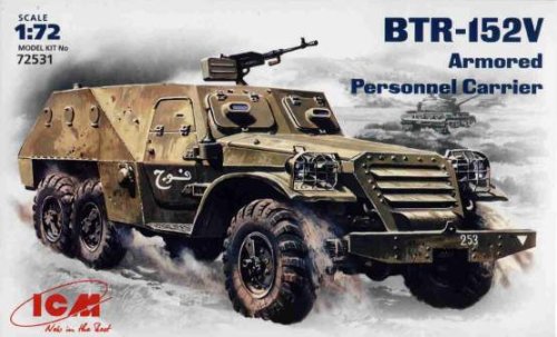 Go to product ICM 72531 - 1:72 BTR-152V, Soviet Armored Personnel Carrier