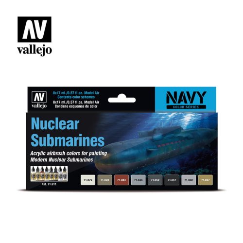 Go to product VALLEJO 71611 - Nuclear Submarines - Model Air Set