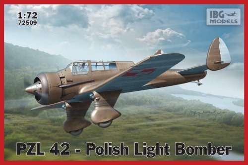 Go to product IBG 72509 - 1:72 PZL 42 - Polish Light Bomber