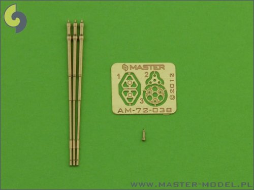 Go to product MASTER AM-72-038 - 1:72 M197 three barrelled rotary 20mm cannon gun barrels