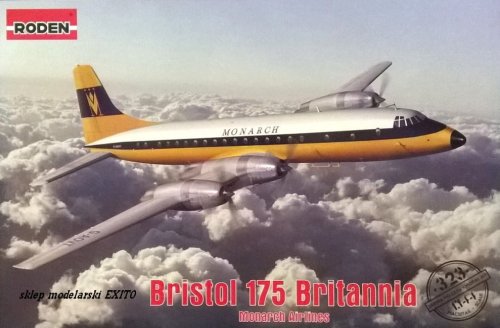 Go to product RODEN 323 - 1:144 Bristol 175 Britannia - Monarch Airlines
