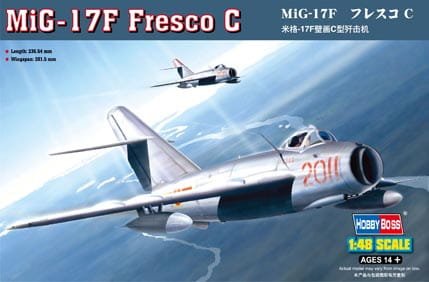 Go to product HOBBY BOSS 80334 - 1:48 MiG-17 F Fresco C
