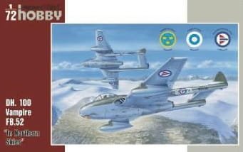 Go to product SPECIAL HOBBY 72281 - 1:72 DH 100 Vampire FB Mk.52 - In Northern Skies