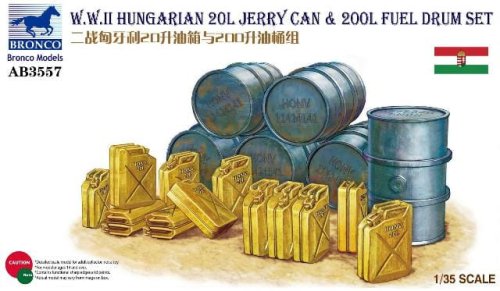 Go to product BRONCO AB 3557 - 1:35 Hungarian 20L Jerry Can & 200L Fuel Drum