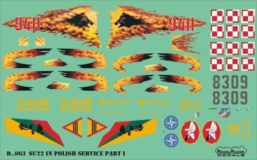 Go to product MODELMAKER D72063 - 1:72 Su-22 in Polish service part. I