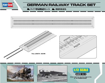 Go to product HOBBY BOSS 82902 - 1:72 German Railway Track set