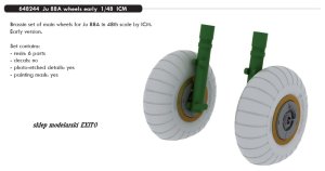 EDUARD 648244 - 1:48 Ju 88A wheels early