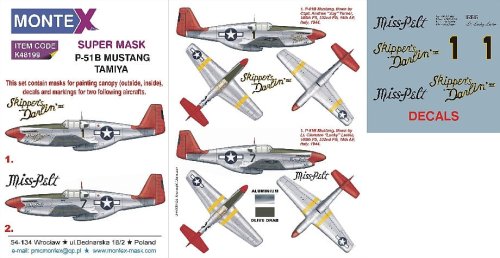 Go to product MONTEX K48199 - 1:48 P-51B Mustang