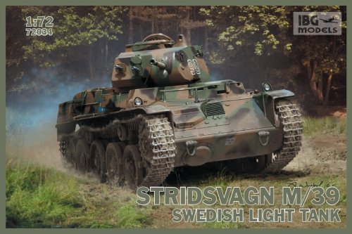 Go to product IBG 72034 - 1:72 Stridsvagn M/39 Swedish light tank