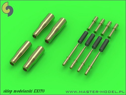 Go to product MASTER AM-72-067 - 1:72 Hawker Hurricane Mk IIC cannon barrels Hispano Mk II 20 mm with round spring