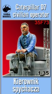 TORO MODEL 35F73 - 1:35 Caterpillar D7 cilivian operator