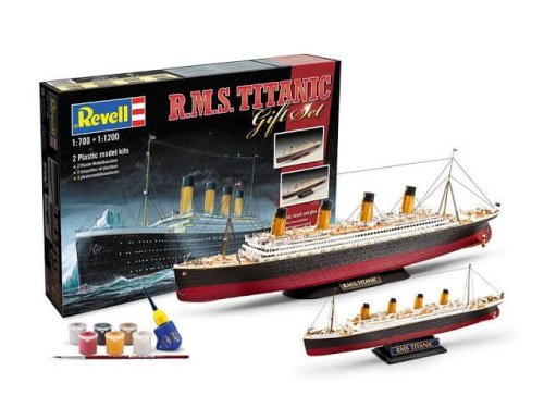 Go to product REVELL 05727 - 1:700 & 1:1200 R.M.S. Titanic - Gift Set