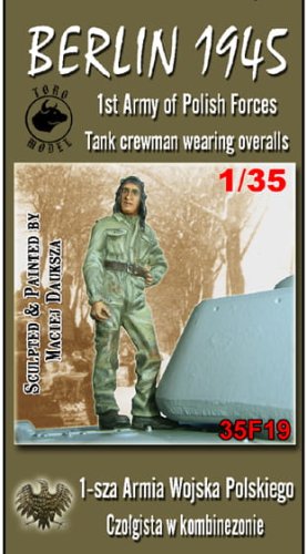 Go to product TORO MODEL 35F19 - 1:35 Berlin 1945 - 1st Army of Polish Forces - Tank crewman wearing overalls