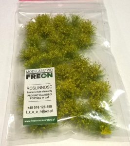 FREON KW1 - Clumps of grass with yellow flowers 7-12 mm