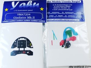 YAHU YMA7204 - 1:72  Gloster Gladiator Mk.II - Instrument Panel