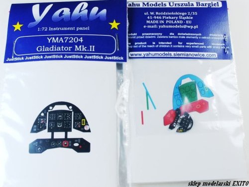 Go to product YAHU YMA7204 - 1:72  Gloster Gladiator Mk.II - Instrument Panel