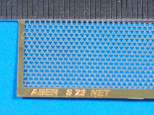 ABER S23  - Net with hexagonal mesh 1,1 x 1,0 mm - 75 x 42mm