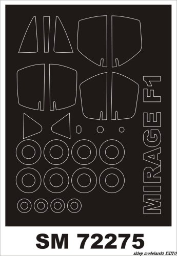 Go to product MONTEX SM72275 - 1:72 Mirage F1