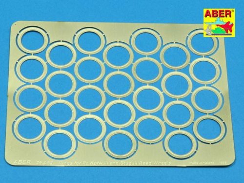 Go to product ABER 35A052 - 1:35 Rings between road wheels for Pz III & Stug III