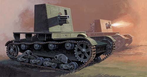 Go to product MIRAGE 726027 - 1:72 Działo samobieżne 76,2 mm - Leningrad