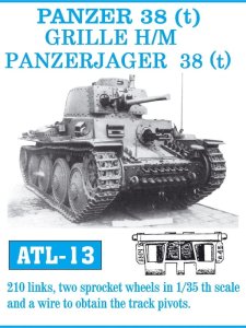 Friulmodel ATL-013 - 1:35 Panzer 38(t) / Grille-Marder III / Grille H/M Panzerjager 38(t) metal tracks