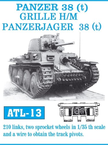 Go to product Friulmodel ATL-013 - 1:35 Panzer 38(t) / Grille-Marder III / Grille H/M Panzerjager 38(t) metal tracks