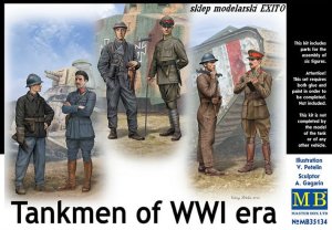MASTER BOX 35134 - 1:35 Tankmen of WWI era