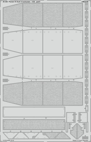 Go to product EDUARD 36383 - 1:35 Panzer IV Ausf. H schurzen
