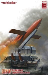 MODELCOLLECT UA72073 - 1:72 Germany WWII V1 Missile Launcher with E50 body