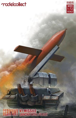 Go to product MODELCOLLECT UA72073 - 1:72 Germany WWII V1 Missile Launcher with E50 body