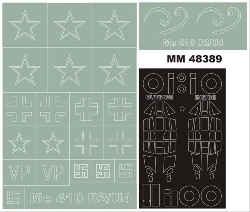 Go to product MONTEX MM48389 - 1:48 Messerchmitt Me 410B-2