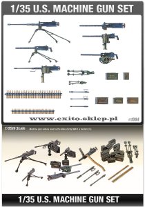ACADEMY 13262 - 1:35 U.S. Machine Gun Set