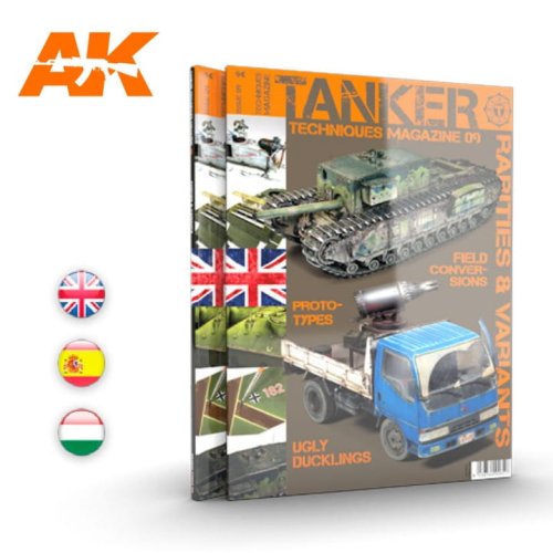 Go to product AK INTERACTIVE 4835 - Tanker Techniques Magazine 09 - Rarities & Variants