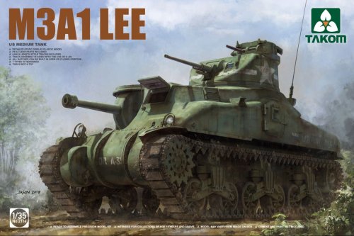 Go to product TAKOM 2114 - 1:35 M3A1 Lee US Medium Tank