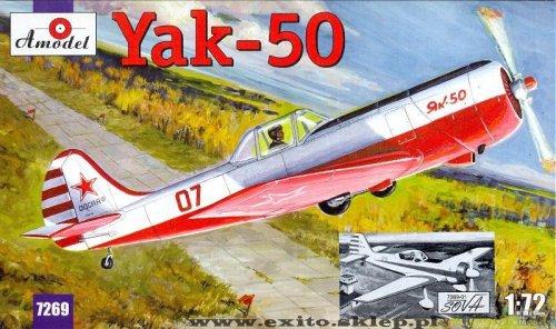 Go to product AMODEL / SOVA 7269-01 - 1:72 Yakovlev Yak-50