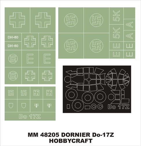 Go to product MONTEX MM48205 - 1:48 Dornier Do-17 Z