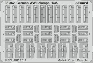 EDUARD 36362 - 1:35 German WW2 clamps