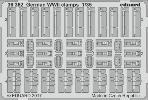 Go to product EDUARD 36362 - 1:35 German WW2 clamps