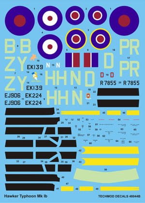 Go to product TECHMOD 48044 - 1:48 Typhoon Mk.Ib