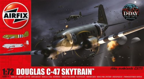Go to product AIRFIX 08014 - 1:72 Douglas Dakota C-47 Skytrain