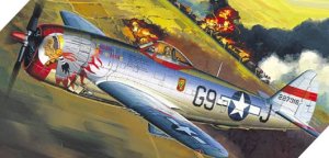 ACADEMY 12491 - 1:72 P-47 D Thunderbolt Bubble-Top