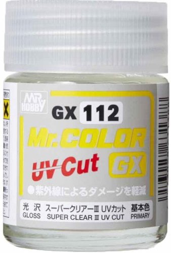 Go to product Mr.Hobby GX112 - Mr. Color Super Clear III UV Cut Gloss 18 ml