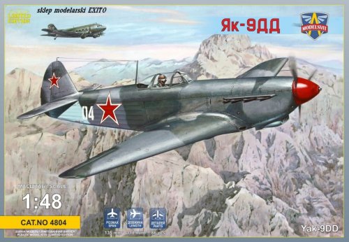Go to product MODELSVIT 4804 - 1:48 Yakovlev Yak-9DD