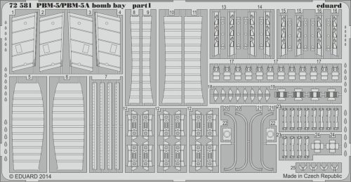 Go to product EDUARD 72581 - 1:72 PBM-5/PBM-5A bomb bay