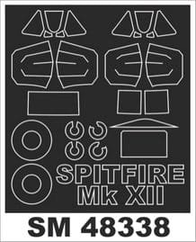 Go to product MONTEX SM48338 - 1:48 Spitfire Mk.XII