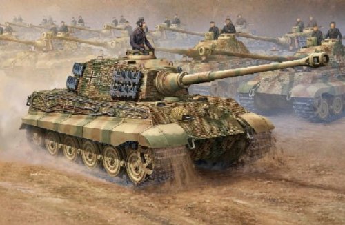 Go to product TRUMPETER 00910 - 1:16 Sd.Kfz.182 King Tiger with Henschel & Porsche turret